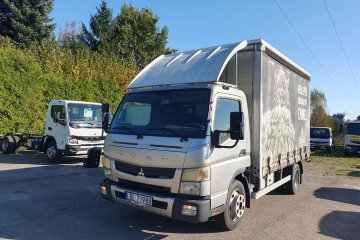 Fuso Canter 7C15 Hybryda silnik elektryczny plandeka firanka